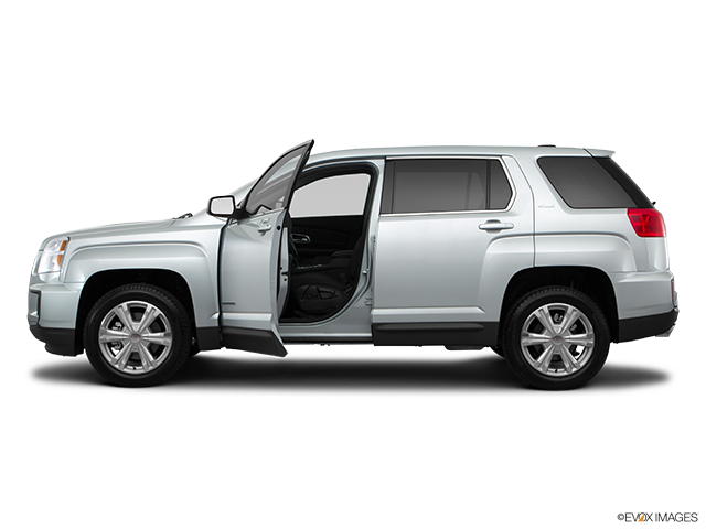 2017 GMC Terrain | Driver's side profile with drivers side door open