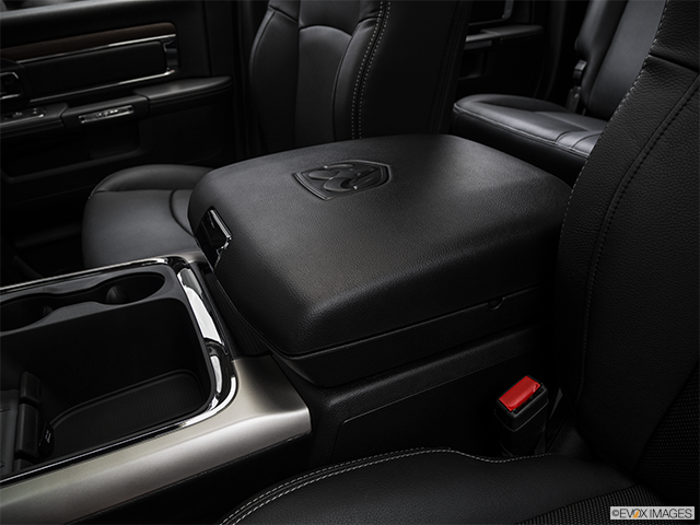 2017 Ram Ram 2500 | Front center console with closed lid, from driver’s side looking down