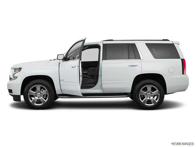 2017 Chevrolet Tahoe | Driver's side profile with drivers side door open