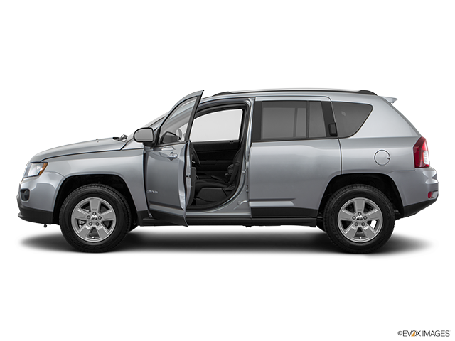 2017 Jeep Compass | Driver's side profile with drivers side door open