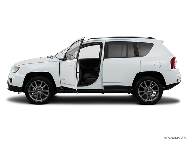 2017 Jeep Compass | Driver's side profile with drivers side door open