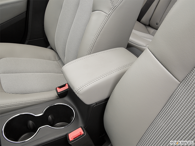 2017 Buick Verano | Front center console with closed lid, from driver’s side looking down