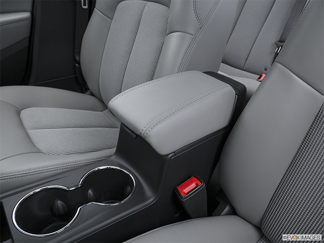 2017 Buick Verano | Front center console with closed lid, from driver’s side looking down