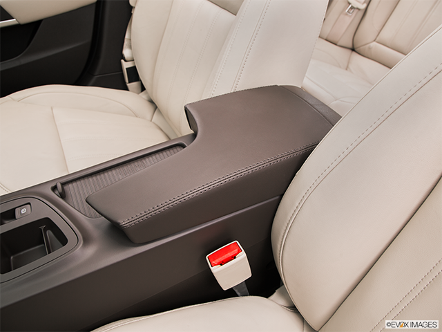 2017 Buick Regal | Front center console with closed lid, from driver’s side looking down