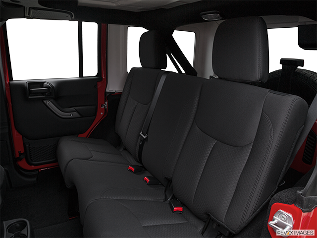 2017 Jeep Wrangler Unlimited | Rear seats from Drivers Side