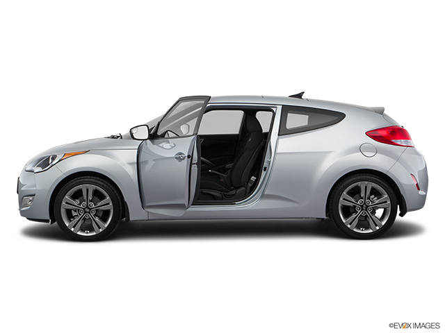 2017 Hyundai Veloster Turbo | Driver's side profile with drivers side door open