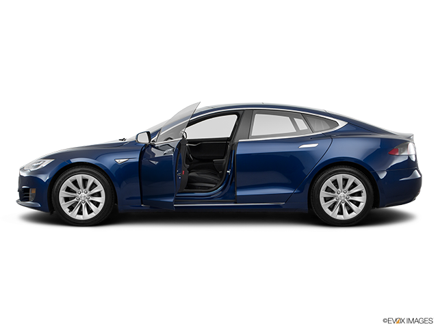 2016 Tesla Model S | Driver's side profile with drivers side door open