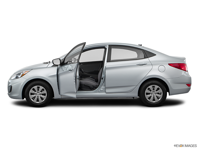 2017 Hyundai Accent Sedan | Driver's side profile with drivers side door open
