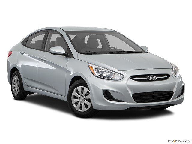 2017 Hyundai Accent Sedan | Front passenger 3/4 w/ wheels turned