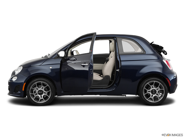 2019 Fiat 500 Cabrio | Driver's side profile with drivers side door open