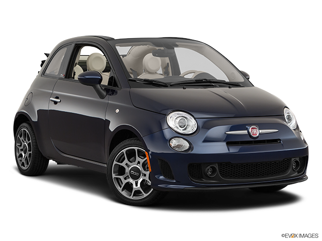2019 Fiat 500 Cabrio | Front passenger 3/4 w/ wheels turned