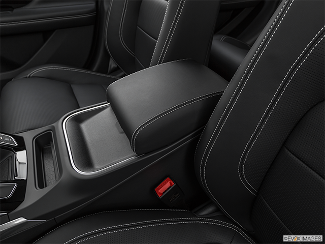 2021 Jaguar I-PACE | Front center console with closed lid, from driver’s side looking down