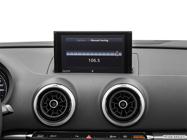 2022 Audi A3 | Closeup of radio head unit