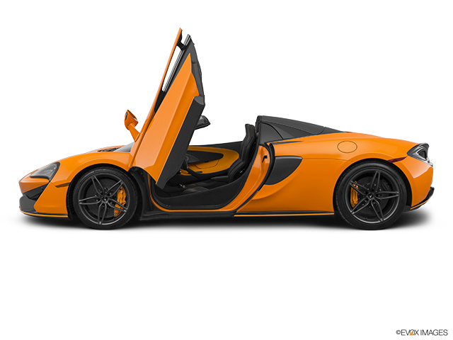 2020 McLaren 570S | Driver's side profile with drivers side door open