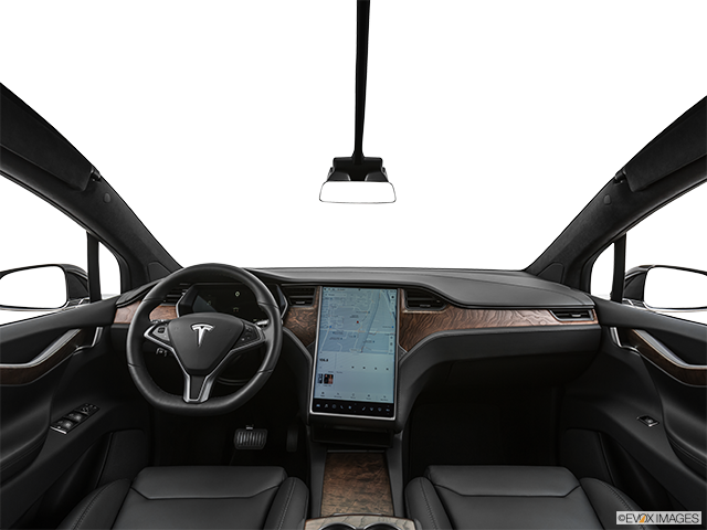 2022 Tesla Model X | Centered wide dash shot