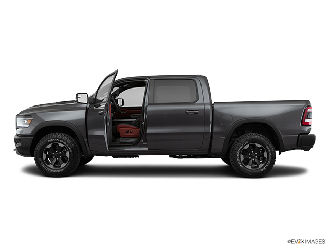 2020 Ram 1500 | Driver's side profile with drivers side door open