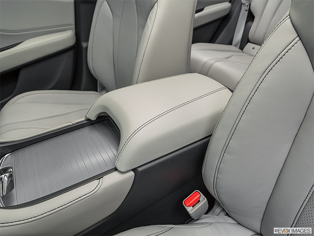 2023 Acura RDX | Front center console with closed lid, from driver’s side looking down