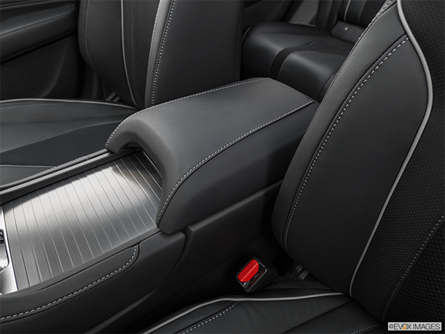 2023 Acura RDX | Front center console with closed lid, from driver’s side looking down