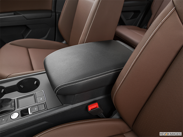 2023 Volkswagen Atlas | Front center console with closed lid, from driver’s side looking down
