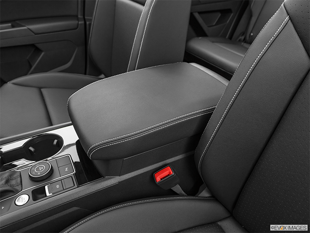 2024 Volkswagen Atlas | Front center console with closed lid, from driver’s side looking down