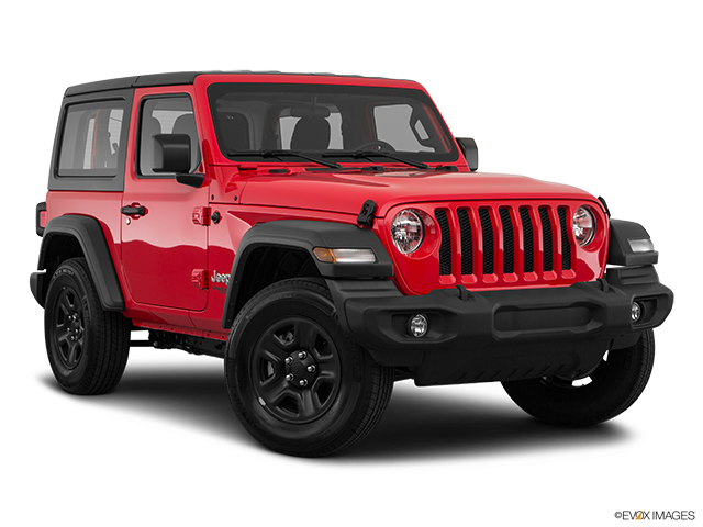 2024 Jeep Wrangler 2-Portes | Front passenger 3/4 w/ wheels turned