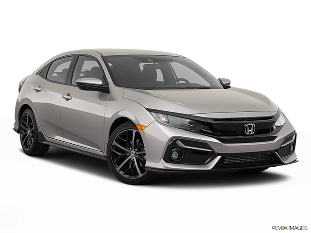 2022 Honda Civic Hatchback | Front passenger 3/4 w/ wheels turned