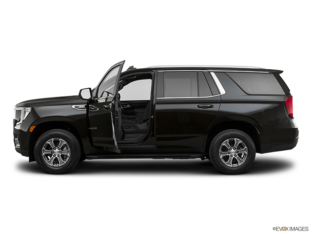 2022 GMC Yukon | Driver's side profile with drivers side door open