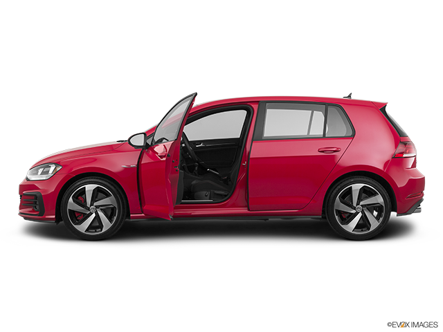 2022 Volkswagen Golf GTI | Driver's side profile with drivers side door open