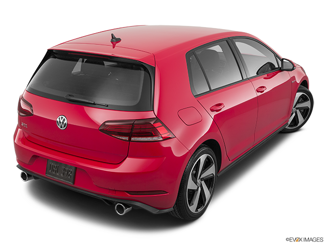2022 Volkswagen Golf GTI | Rear 3/4 angle view
