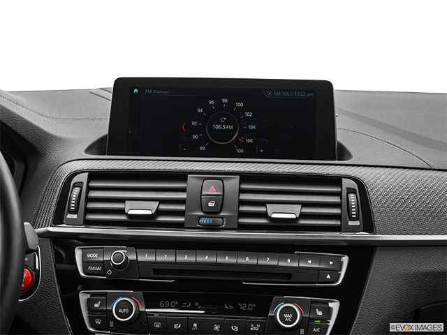 2023 BMW M2 Coupe | Closeup of radio head unit