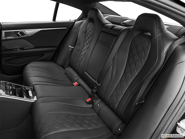 2023 BMW M8 Gran Coupe | Rear seats from Drivers Side