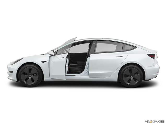2022 Tesla Model 3 | Driver's side profile with drivers side door open