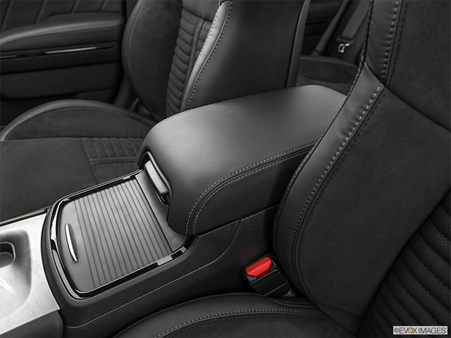 2023 Dodge Charger | Front center console with closed lid, from driver’s side looking down