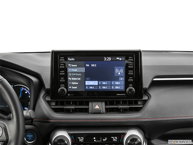 2024 Toyota RAV4 Prime | Closeup of radio head unit