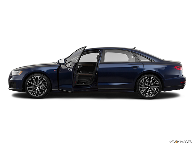 2022 Audi A8 | Driver's side profile with drivers side door open