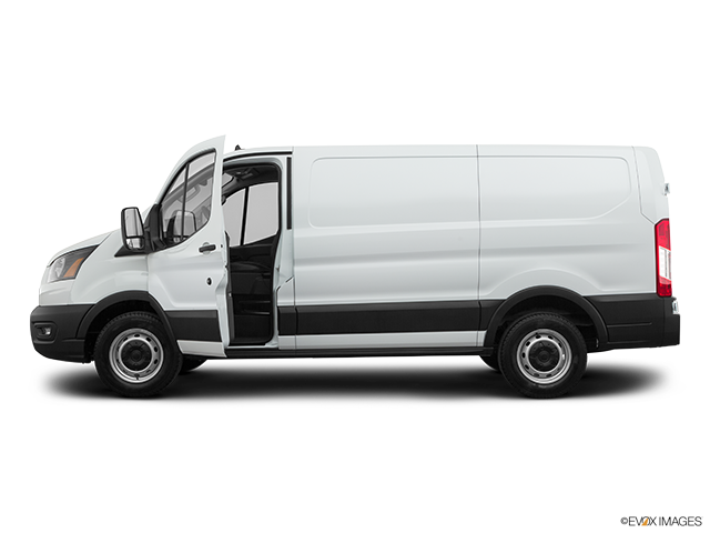 2022 Ford Transit Van | Driver's side profile with drivers side door open