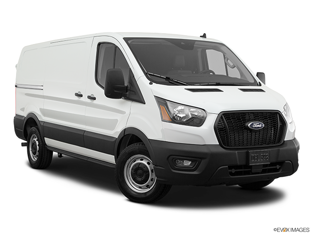 2023 Ford Transit Van | Front passenger 3/4 w/ wheels turned