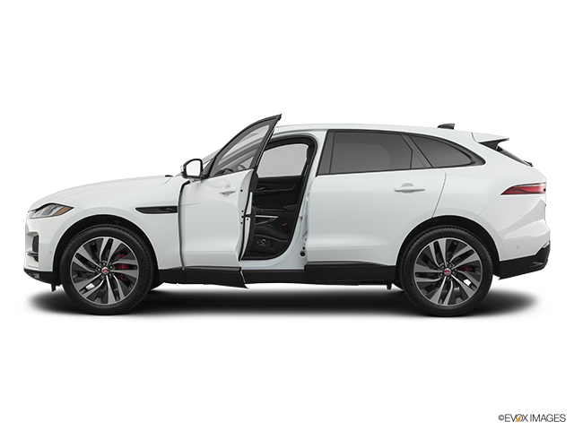 2021 Jaguar F-Pace | Driver's side profile with drivers side door open