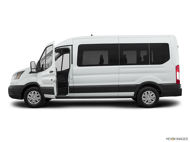 2022 Ford Transit Passenger Van | Driver's side profile with drivers side door open