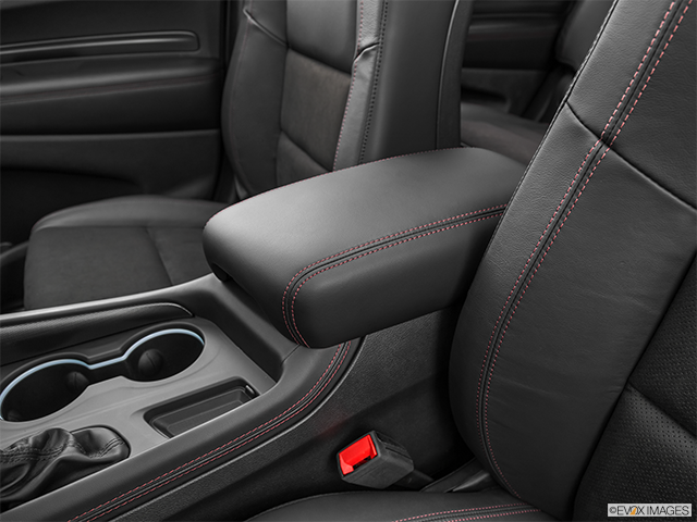 2024 Dodge Durango | Front center console with closed lid, from driver’s side looking down