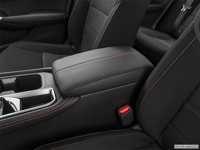 2024 Nissan Sentra | Front center console with closed lid, from driver’s side looking down