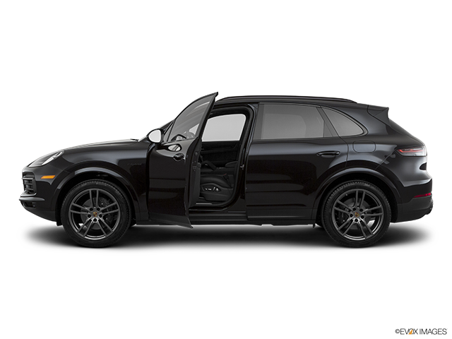 2023 Porsche Cayenne | Driver's side profile with drivers side door open