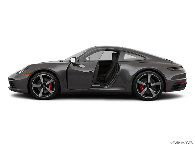 2022 Porsche 911 | Driver's side profile with drivers side door open