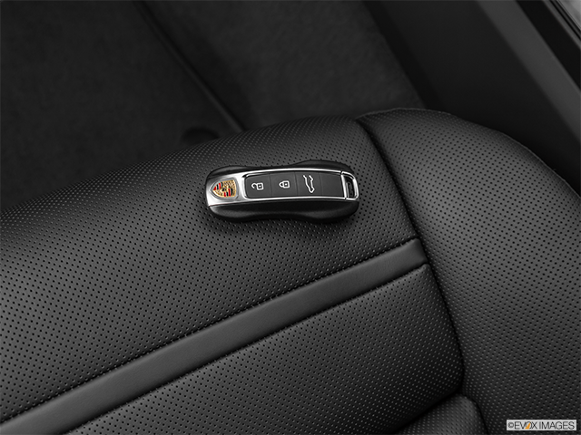 2024 Porsche Cayenne Coupé | Key fob on driver’s seat