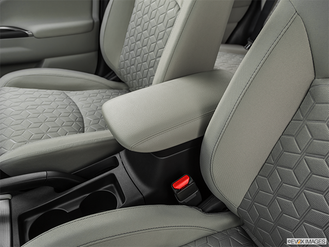 2023 Mitsubishi RVR | Front center console with closed lid, from driver’s side looking down