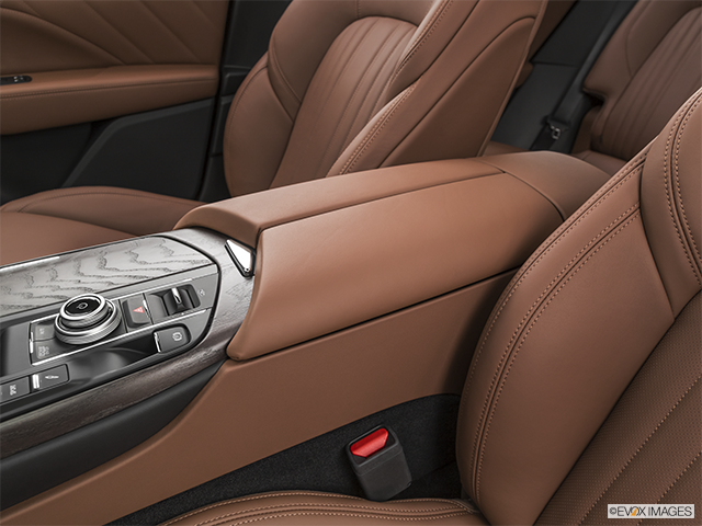 2023 Maserati Levante | Front center console with closed lid, from driver’s side looking down