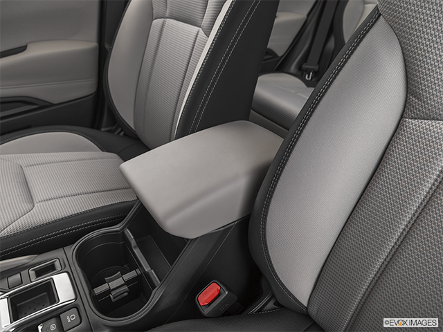 2023 Subaru Forester | Front center console with closed lid, from driver’s side looking down