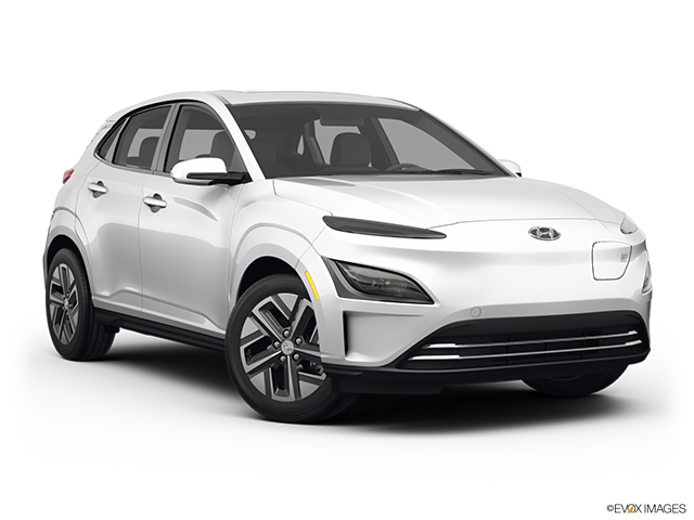 2022 Hyundai KONA electric | Front passenger 3/4 w/ wheels turned