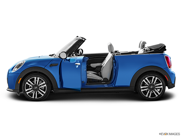 2023 MINI Convertible | Driver's side profile with drivers side door open