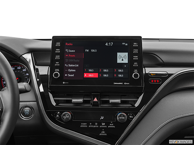 2022 Toyota Camry | Closeup of radio head unit